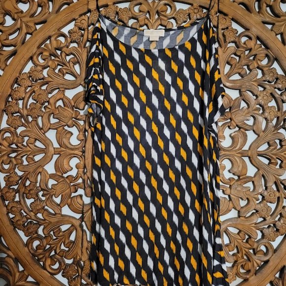 Michael Kors Top - Yellow, Black and White - Picture 4 of 6